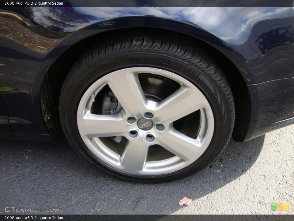 2008 Audi A6 3.2 quattro Sedan Wheel and Tire Photo #39376906