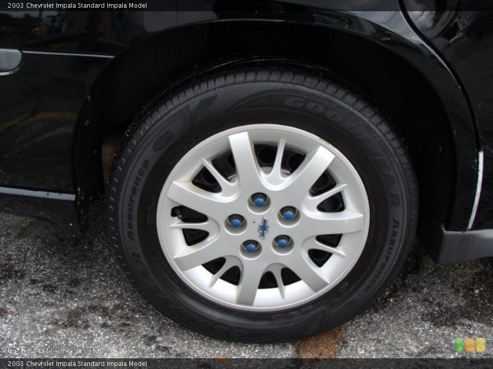 2003 Chevrolet Impala  Wheel and Tire Photo #39378154