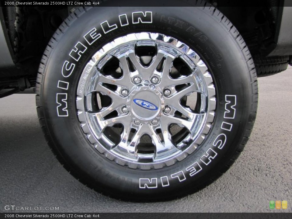 2008 Chevrolet Silverado 2500HD Custom Wheel and Tire Photo #39382325