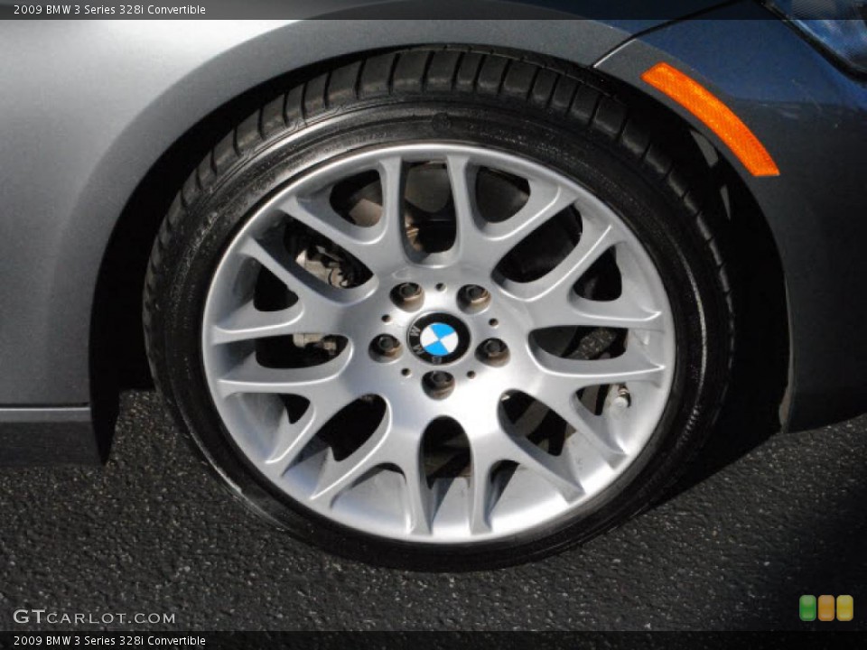 2009 BMW 3 Series 328i Convertible Wheel and Tire Photo #39385669