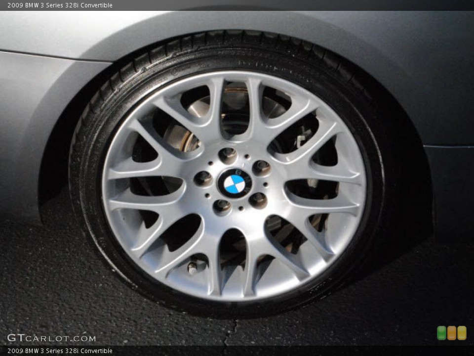 2009 BMW 3 Series 328i Convertible Wheel and Tire Photo #39385693