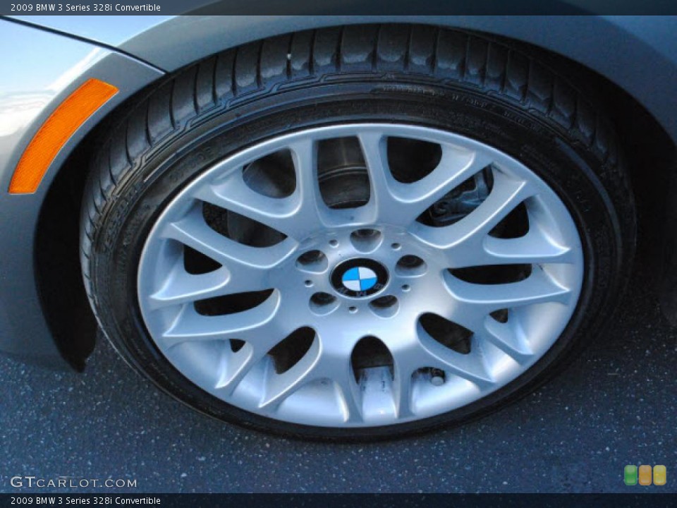 2009 BMW 3 Series 328i Convertible Wheel and Tire Photo #39385929