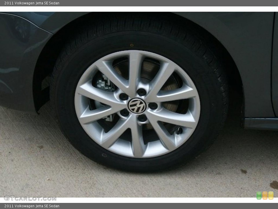 2011 Volkswagen Jetta SE Sedan Wheel and Tire Photo #39386641