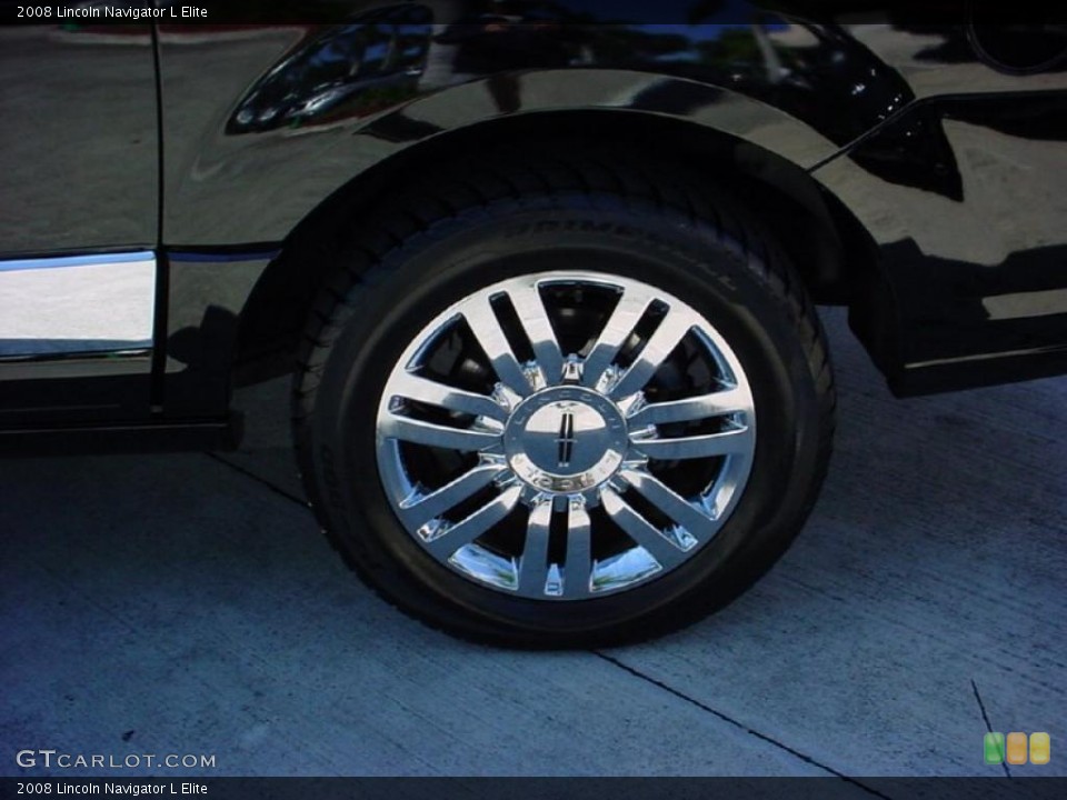 2008 Lincoln Navigator L Elite Wheel and Tire Photo #39390257