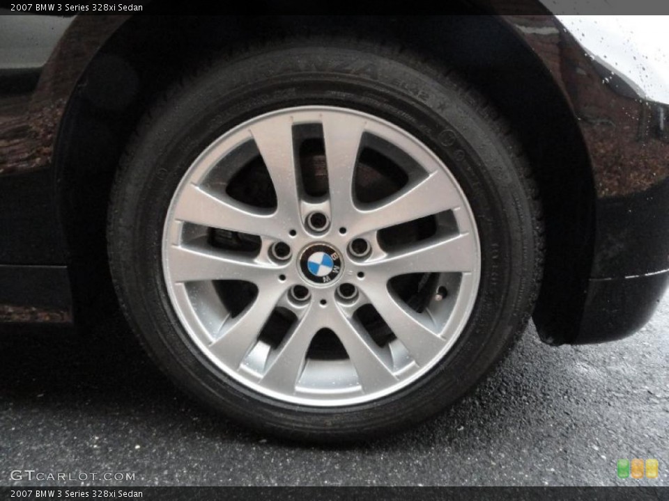 2007 BMW 3 Series 328xi Sedan Wheel and Tire Photo #39391513