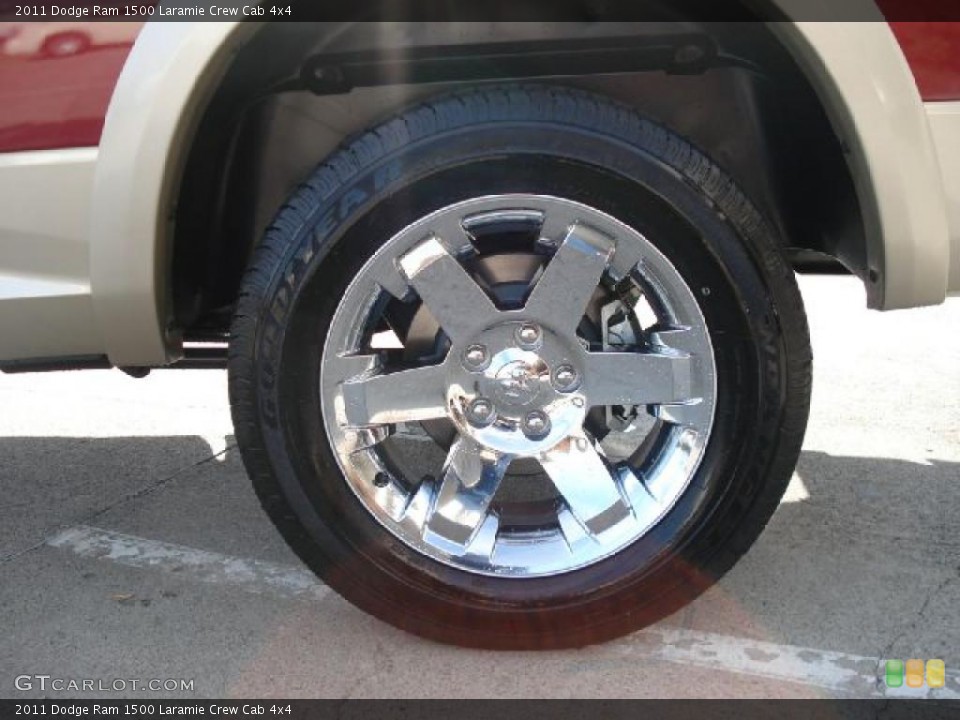 2011 Dodge Ram 1500 Laramie Crew Cab 4x4 Wheel and Tire Photo #39391637