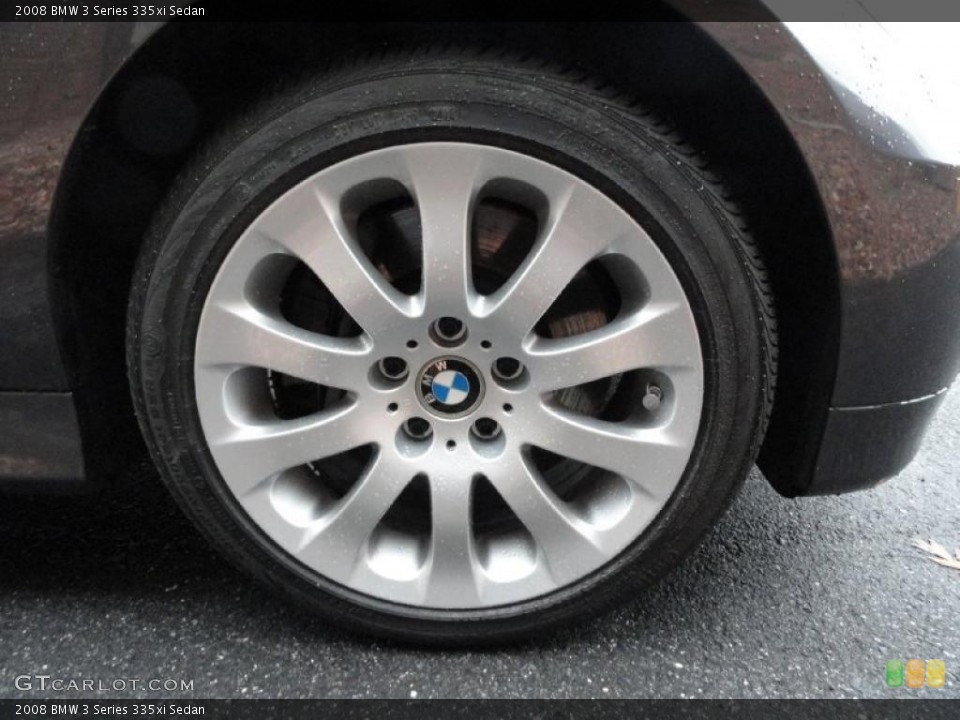 2008 BMW 3 Series 335xi Sedan Wheel and Tire Photo #39391801