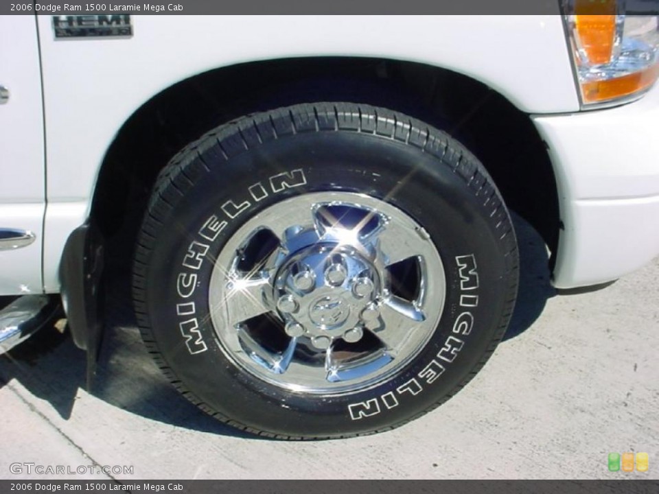 2006 Dodge Ram 1500 Laramie Mega Cab Wheel and Tire Photo #39394093