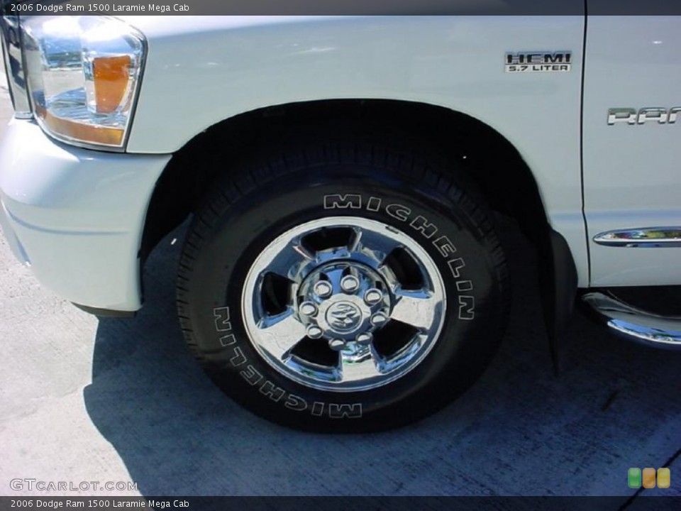 2006 Dodge Ram 1500 Laramie Mega Cab Wheel and Tire Photo #39394273