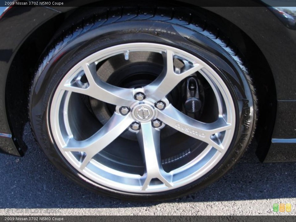 2009 Nissan 370Z NISMO Coupe Wheel and Tire Photo #39396701