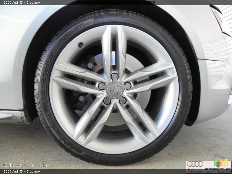 2009 Audi S5 4.2 quattro Wheel and Tire Photo #39397417
