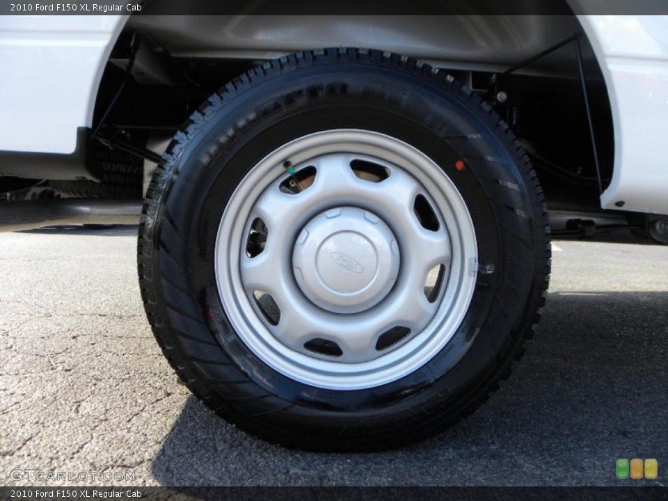 2010 Ford F150 XL Regular Cab Wheel and Tire Photo #39399285