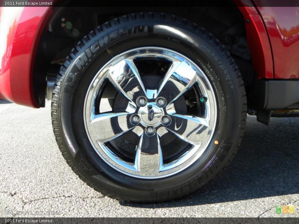 2011 Ford Escape Limited Wheel and Tire Photo #39399629