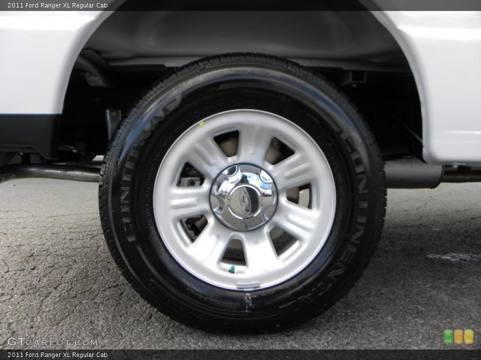 2011 Ford Ranger XL Regular Cab Wheel and Tire Photo #39400337