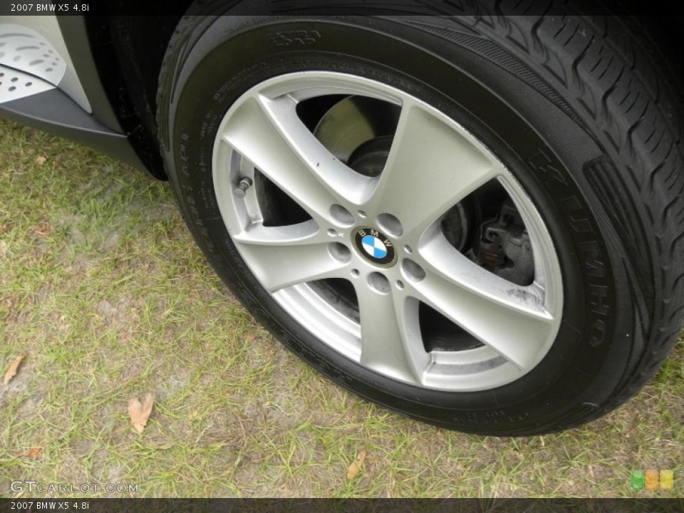 2007 BMW X5 4.8i Wheel and Tire Photo #39403433