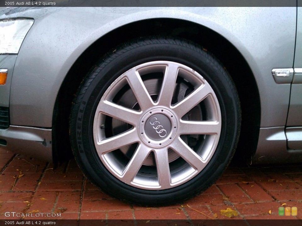2005 Audi A8 L 4.2 quattro Wheel and Tire Photo #39406841