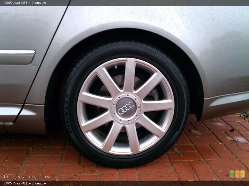 2005 Audi A8 L 4.2 quattro Wheel and Tire Photo #39406861