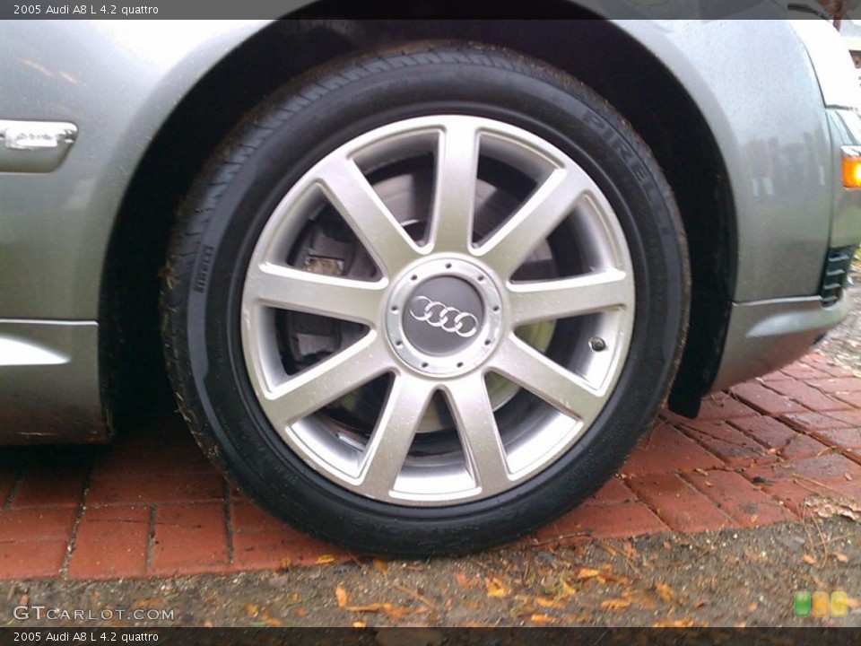 2005 Audi A8 L 4.2 quattro Wheel and Tire Photo #39406897