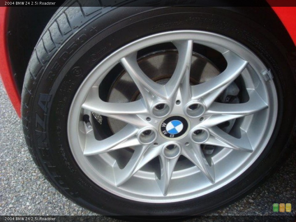 2004 BMW Z4 2.5i Roadster Wheel and Tire Photo #39406937