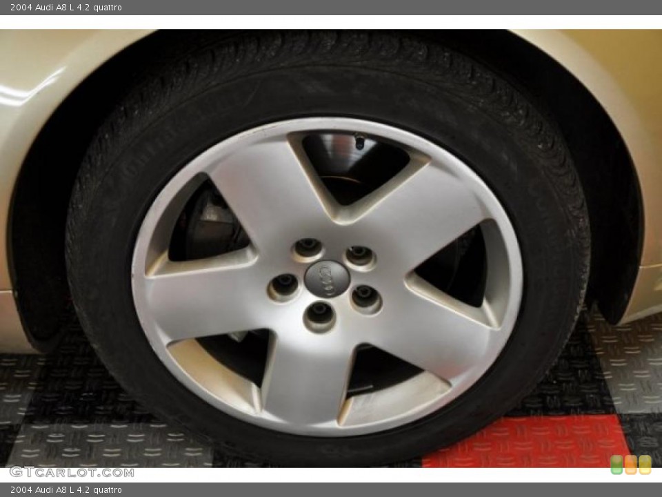 2004 Audi A8 L 4.2 quattro Wheel and Tire Photo #39408581