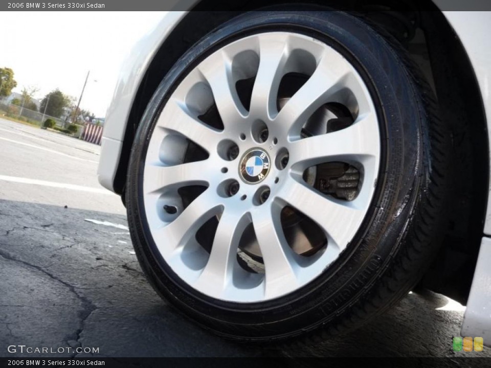 2006 BMW 3 Series 330xi Sedan Wheel and Tire Photo #39408901