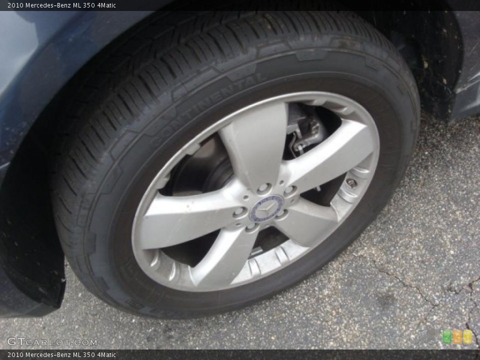 2010 Mercedes-Benz ML 350 4Matic Wheel and Tire Photo #39409369