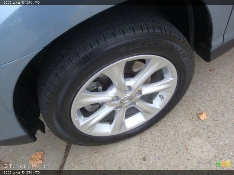2009 Lexus RX 350 AWD Wheel and Tire Photo #39409593