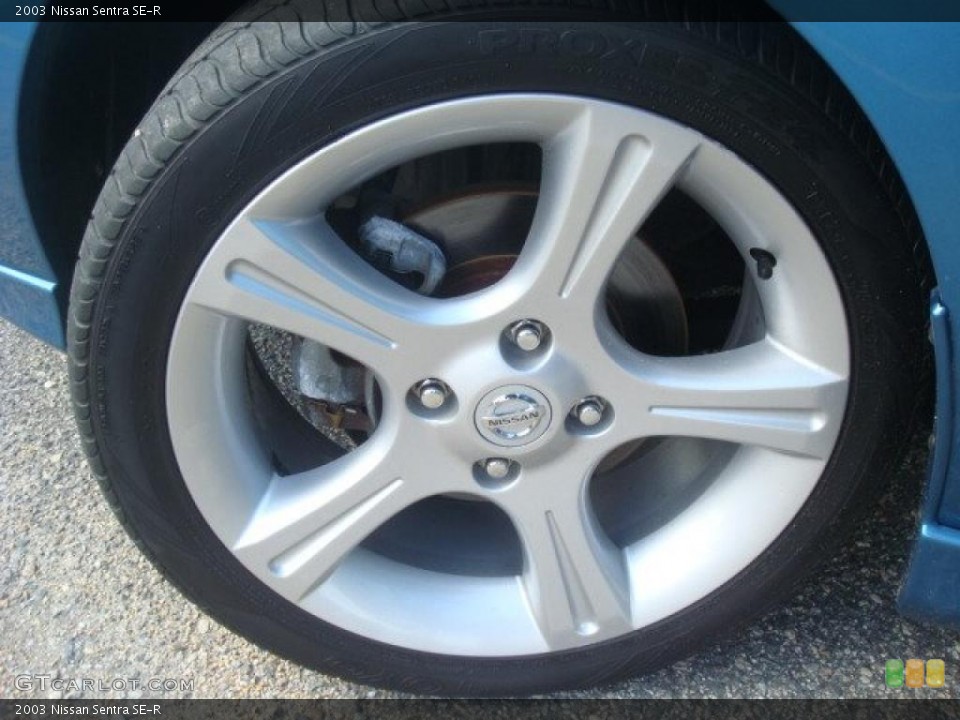 2003 Nissan Sentra SE-R Wheel and Tire Photo #39410357