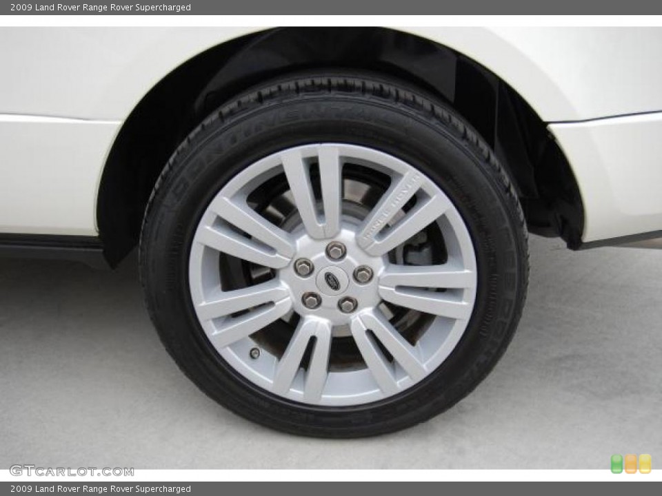 2009 Land Rover Range Rover Supercharged Wheel and Tire Photo #39410873