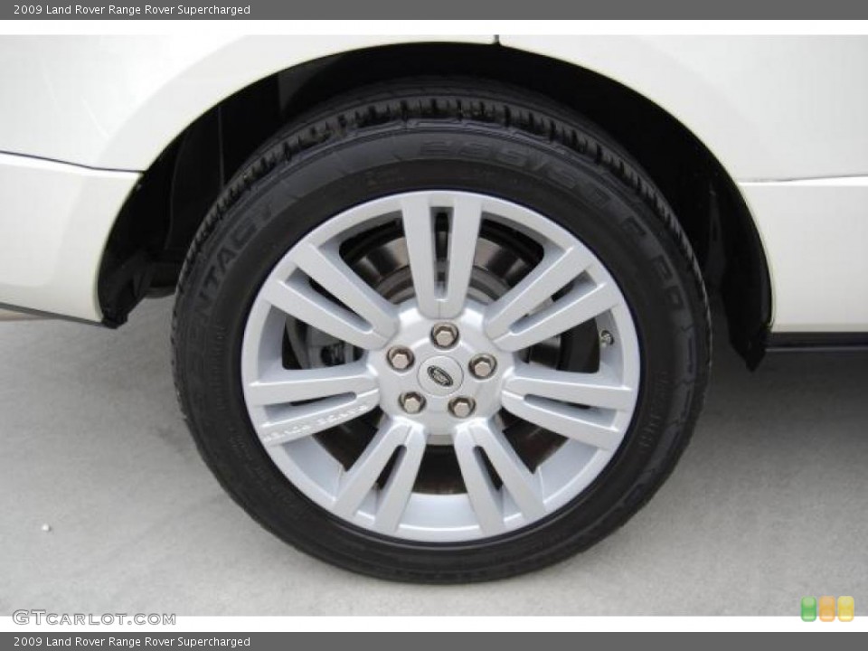 2009 Land Rover Range Rover Supercharged Wheel and Tire Photo #39410885