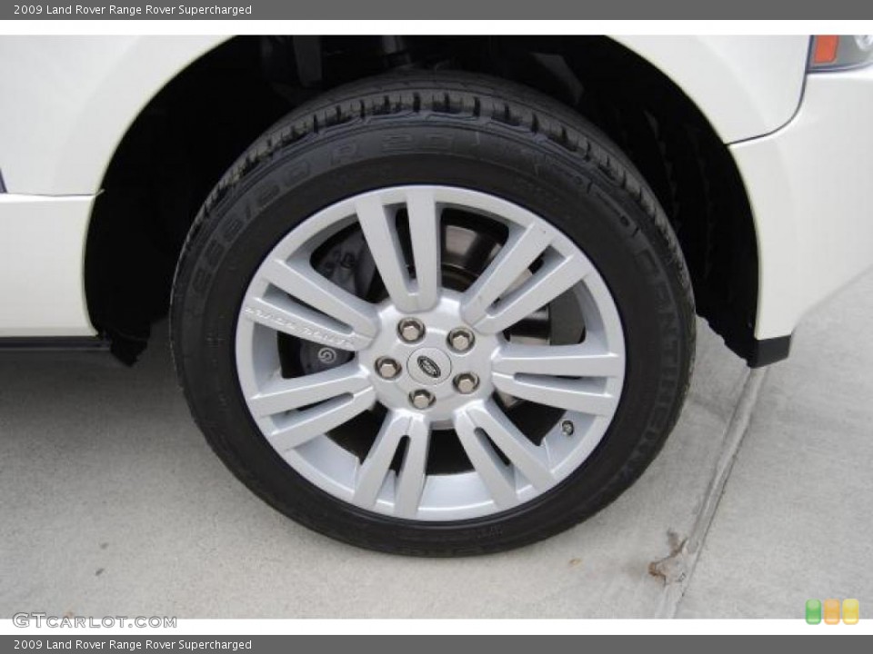 2009 Land Rover Range Rover Supercharged Wheel and Tire Photo #39410897