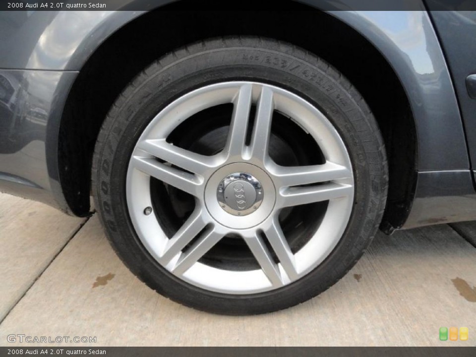 2008 Audi A4 2.0T quattro Sedan Wheel and Tire Photo #39411241