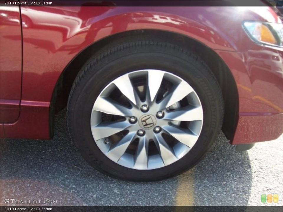 2010 Honda Civic EX Sedan Wheel and Tire Photo #39413269