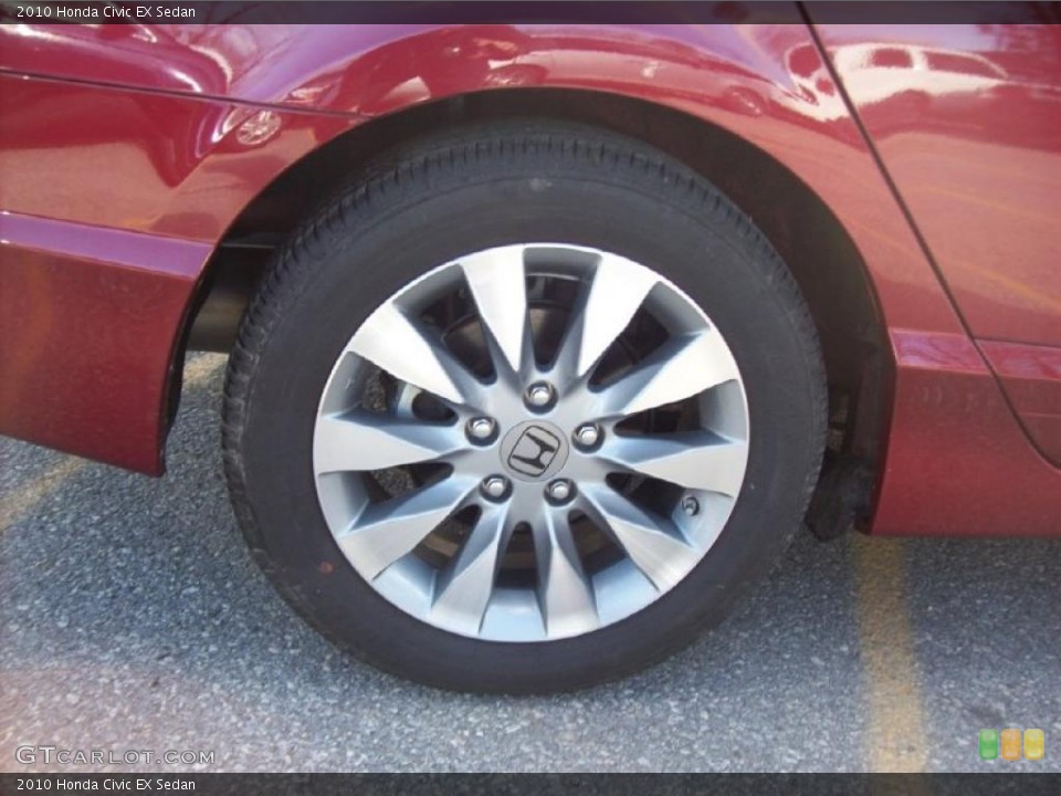 2010 Honda Civic EX Sedan Wheel and Tire Photo #39413305