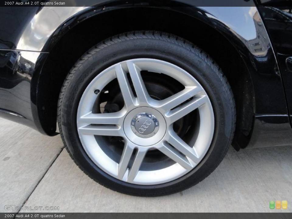 2007 Audi A4 2.0T quattro Sedan Wheel and Tire Photo #39414281