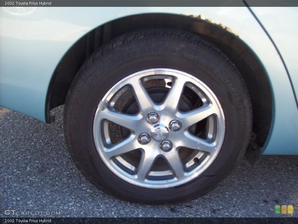 2002 Toyota Prius Hybrid Wheel and Tire Photo #39416537