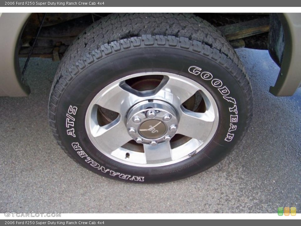 2006 Ford F250 Super Duty King Ranch Crew Cab 4x4 Wheel and Tire Photo #39419889