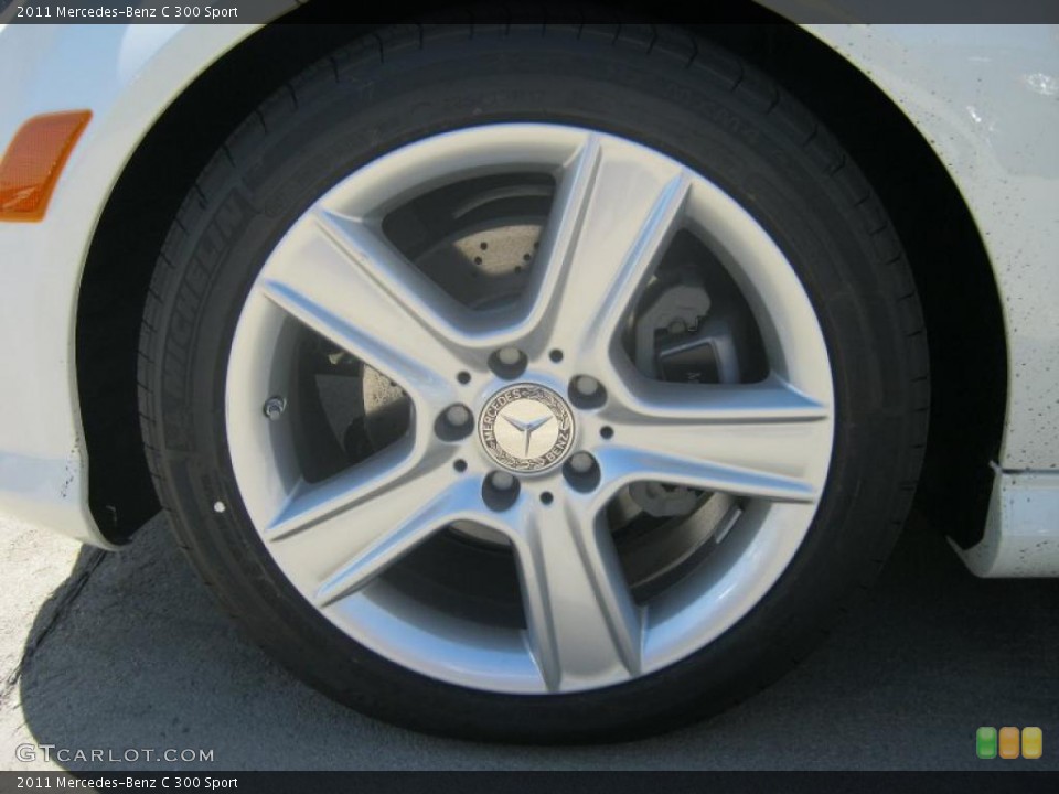 2011 Mercedes-Benz C 300 Sport Wheel and Tire Photo #39421918