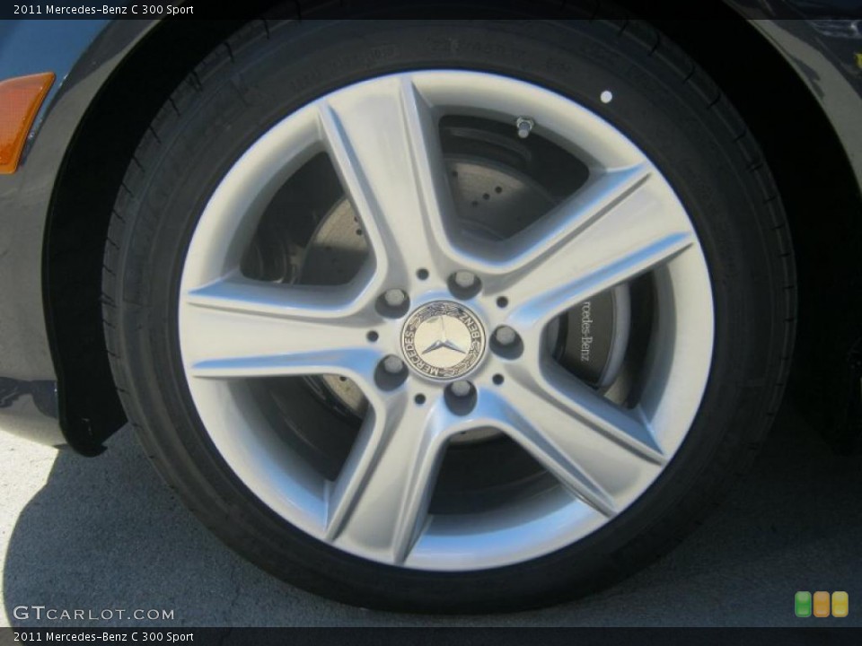 2011 Mercedes-Benz C 300 Sport Wheel and Tire Photo #39422102