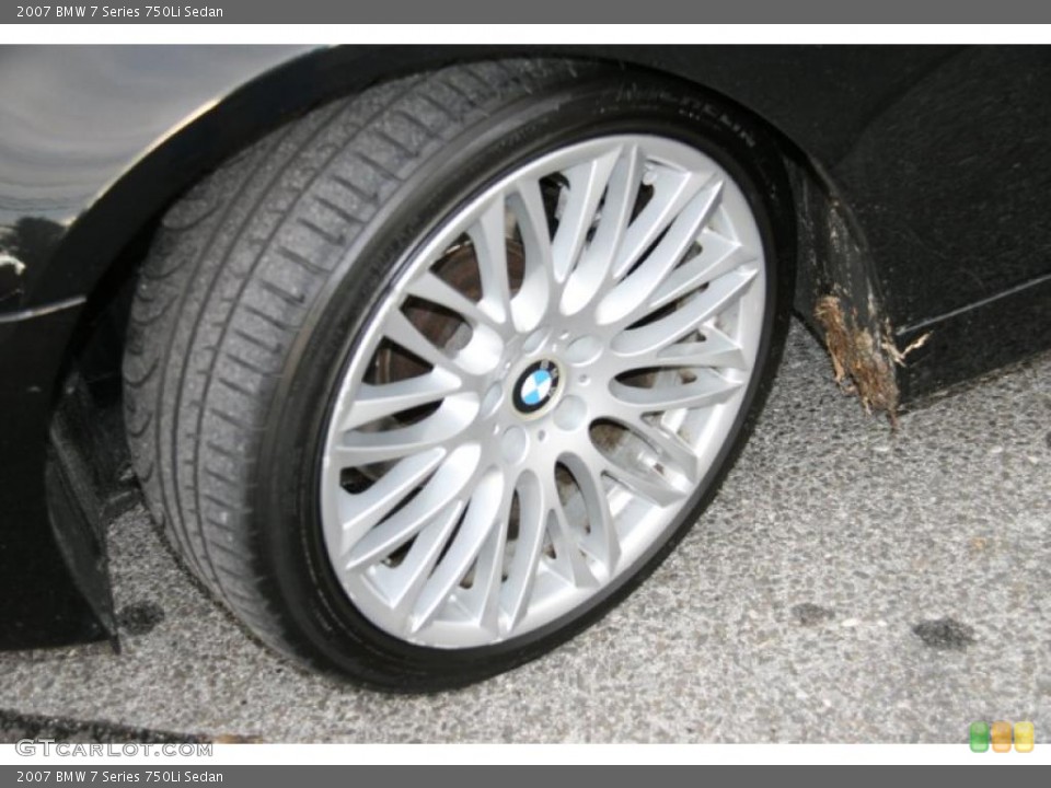 2007 BMW 7 Series 750Li Sedan Wheel and Tire Photo #39422394