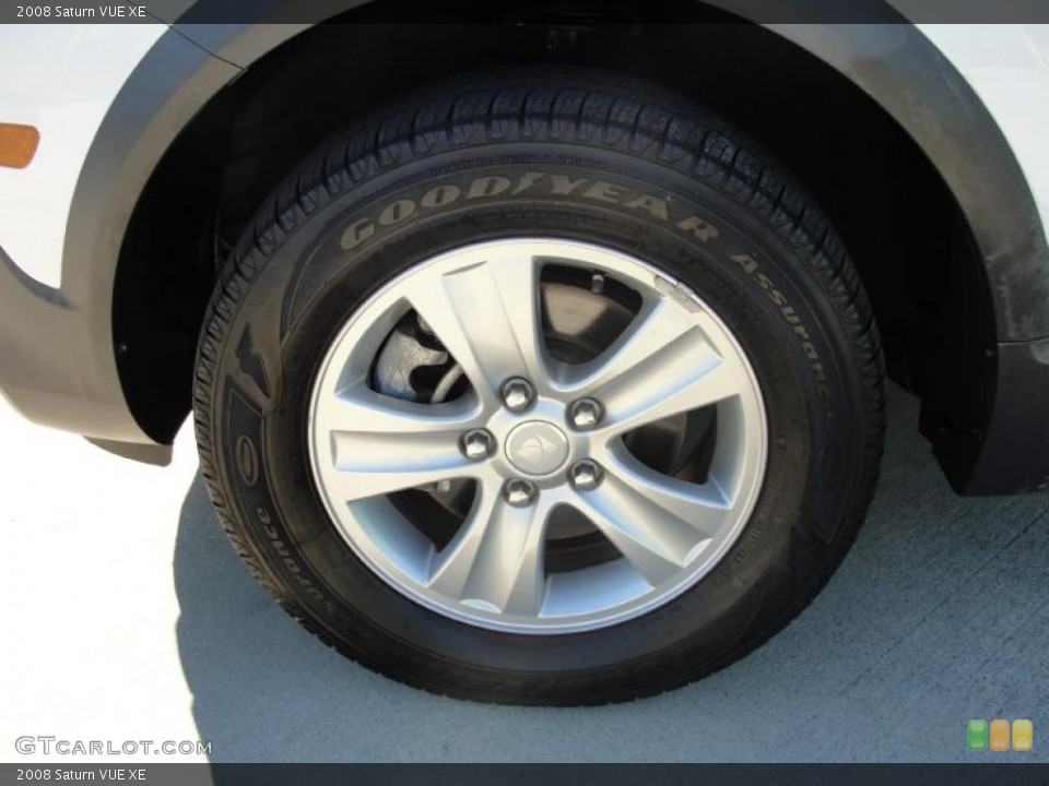 2008 Saturn VUE XE Wheel and Tire Photo #39425914