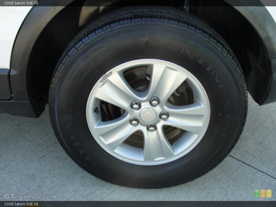 2008 Saturn VUE XE Wheel and Tire Photo #39425930