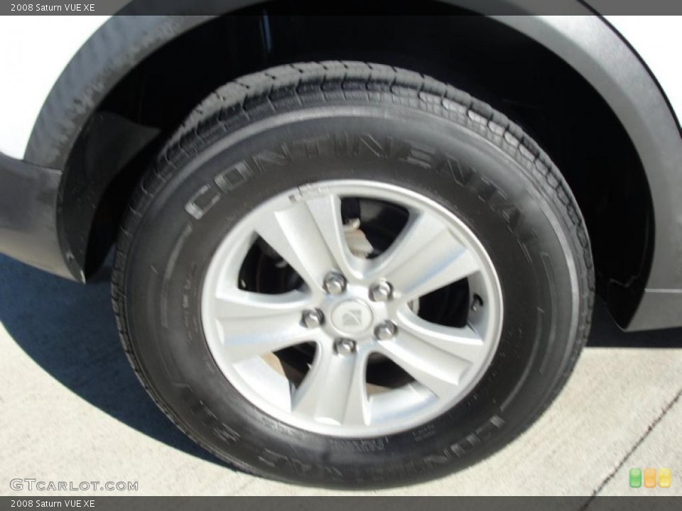 2008 Saturn VUE XE Wheel and Tire Photo #39425946