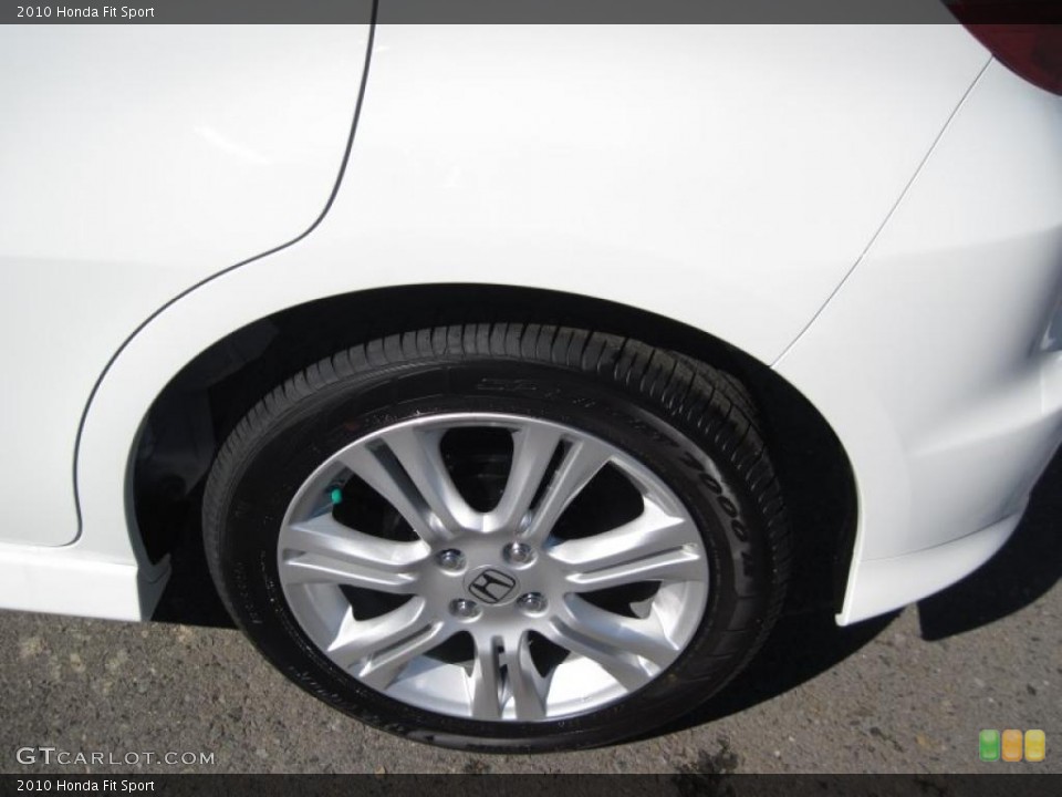 2010 Honda Fit Sport Wheel and Tire Photo #39427414