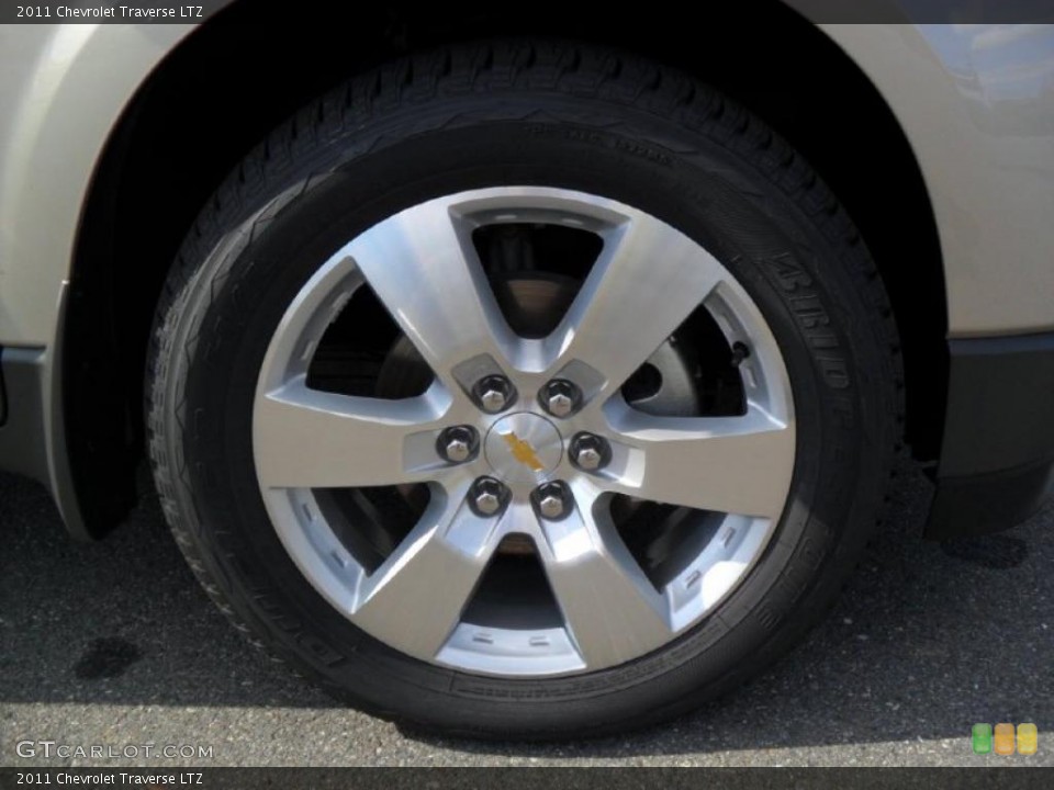 2011 Chevrolet Traverse LTZ Wheel and Tire Photo #39427902