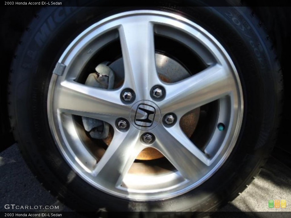 2003 Honda Accord EX-L Sedan Wheel and Tire Photo #39429362