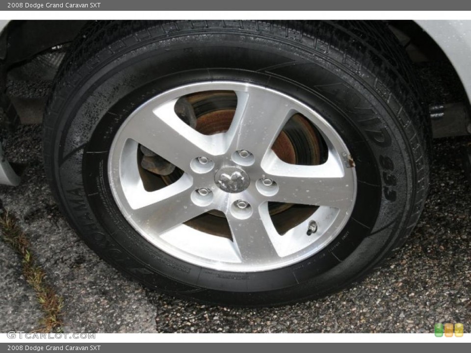 2008 Dodge Grand Caravan SXT Wheel and Tire Photo #39429698