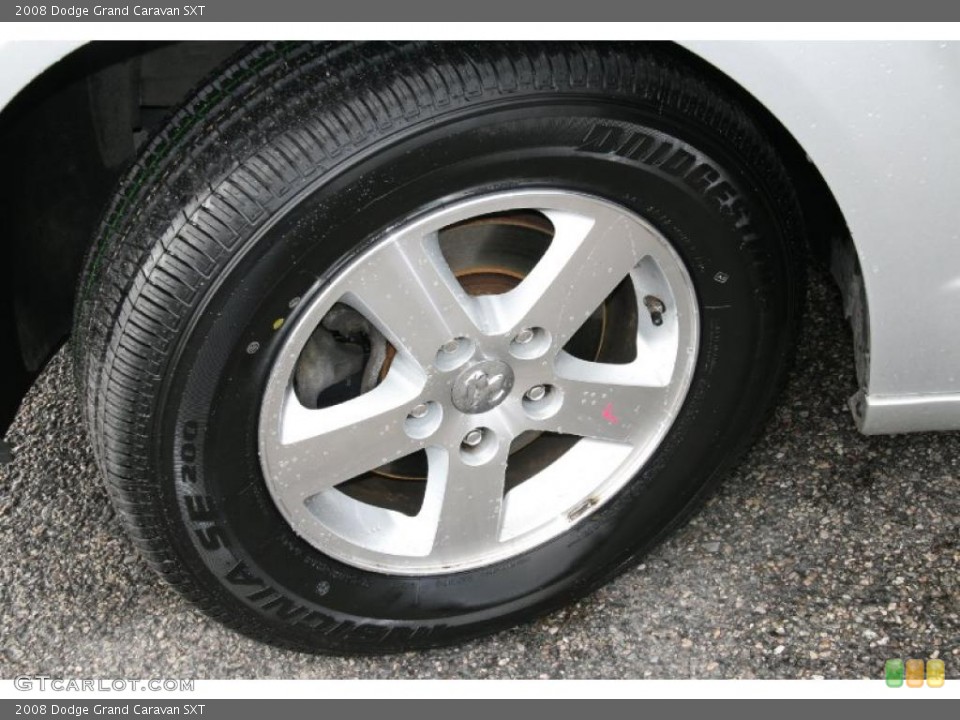 2008 Dodge Grand Caravan SXT Wheel and Tire Photo #39429722