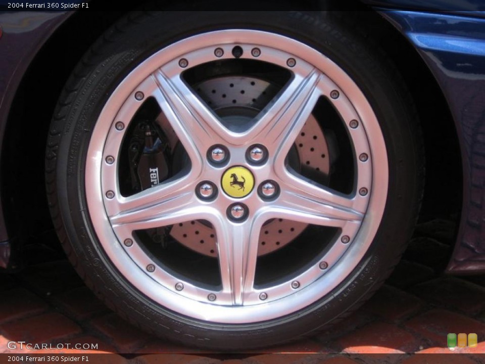 2004 Ferrari 360 Spider F1 Wheel and Tire Photo #39453086