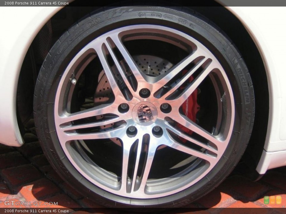 2008 Porsche 911 Carrera 4S Coupe Wheel and Tire Photo #39453978